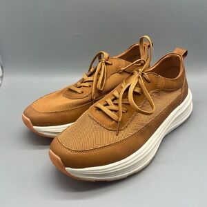 OrthoComfoot Mens Tan Mesh Walking Shoes Orthopedic Sneakers EU 44 OFGT15B